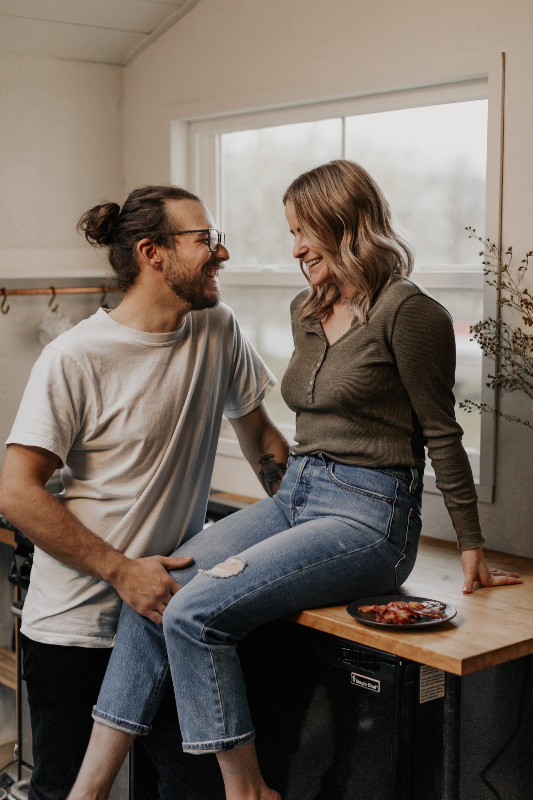 a man and a woman playing video games