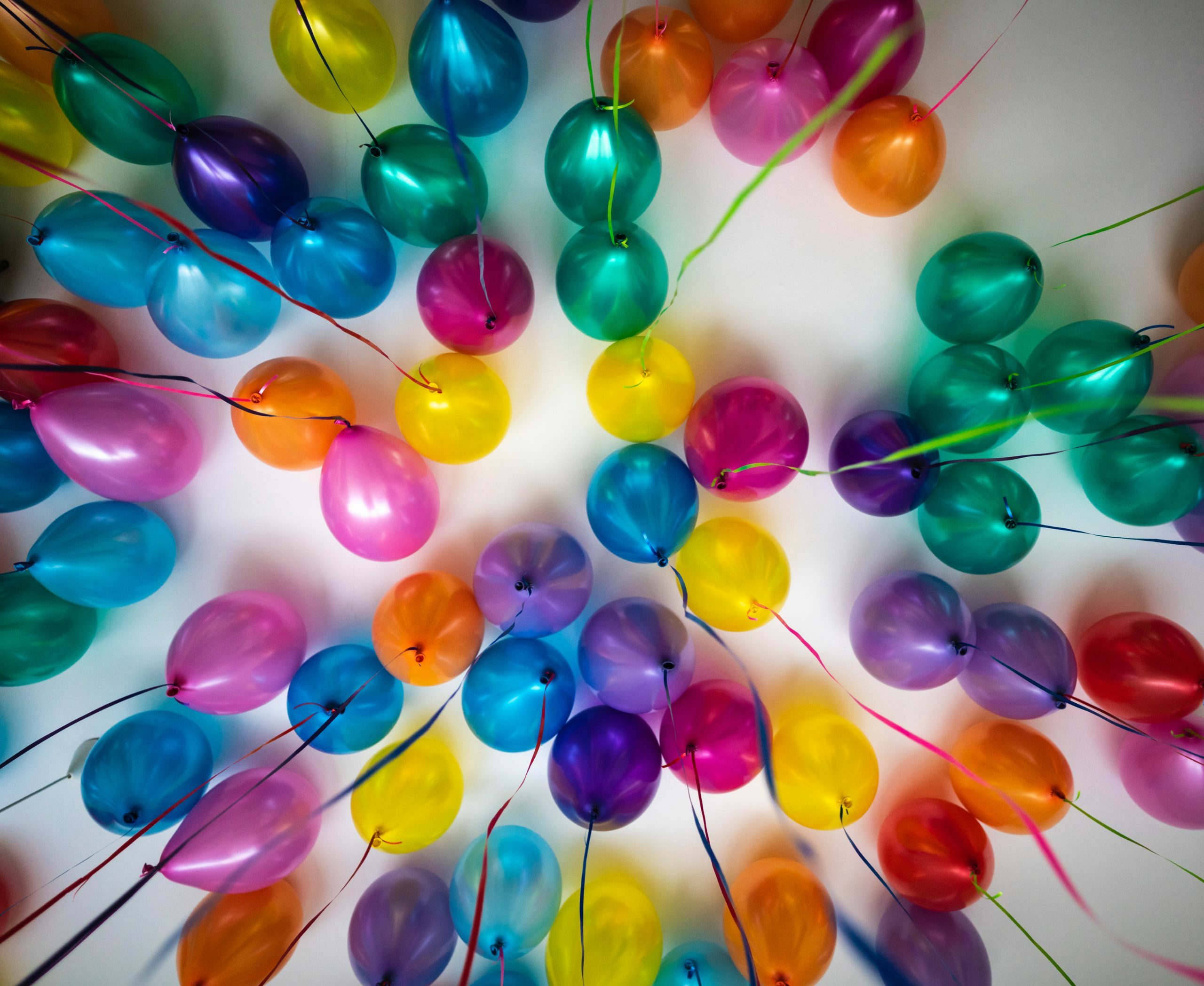 a group of colorful balloons